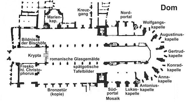 Dom Augsburg Plan