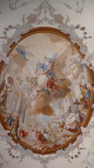 Matthäus Günther - Verehrung Mariens durch die vier Erdteile