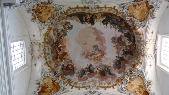 Johann Jakob Zeiller - hl. Benedikt und Heilige des Benediktinerordens