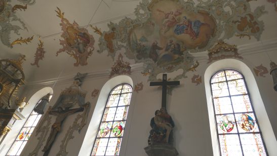 Johann Baptist Enderle - Maria mit den hll. Dominikus und Franziskus